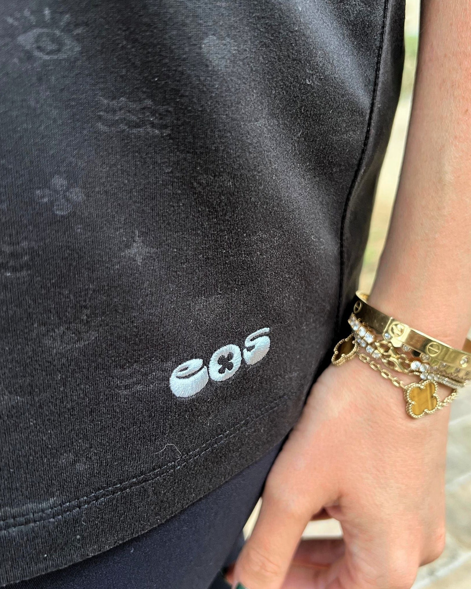 Embossed Oversized Tee -