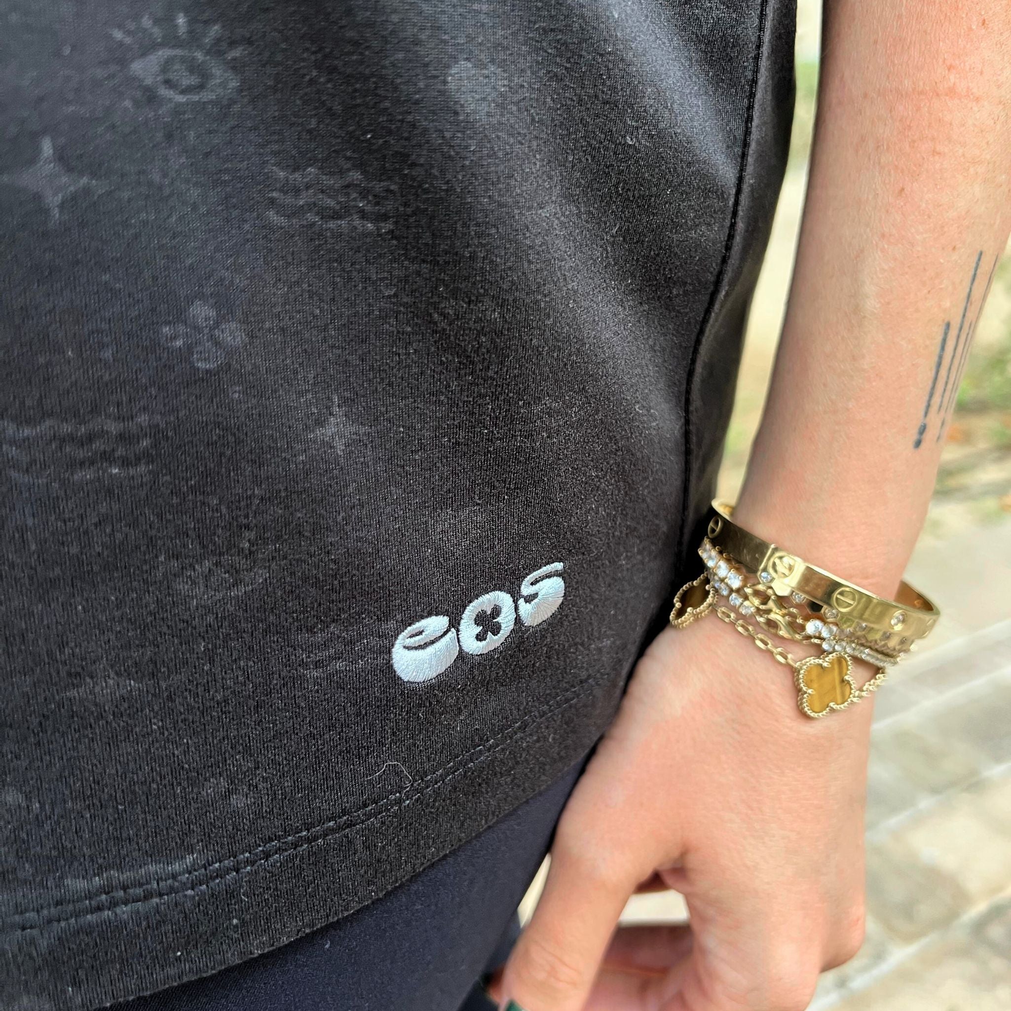 Embossed Oversized Tee -