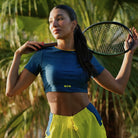 Blue Court Tee -