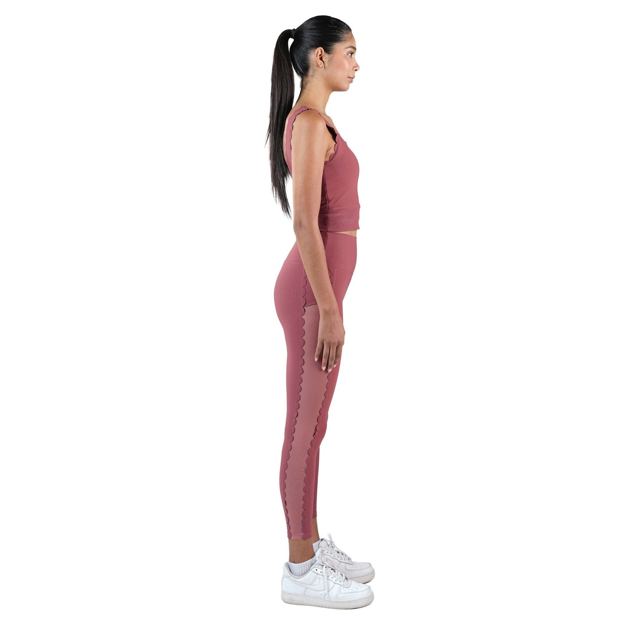 Timeless Curves Leggings - Blush -