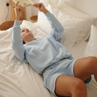 Blue Waffle Shorts -