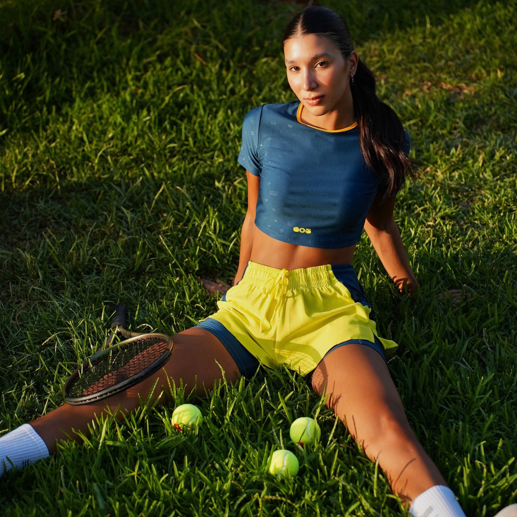 Blue Court Shorts -
