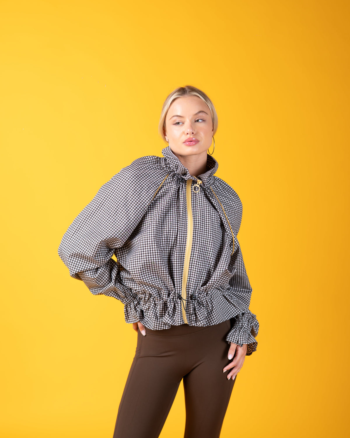 The Checkmate Gingham Jacket -