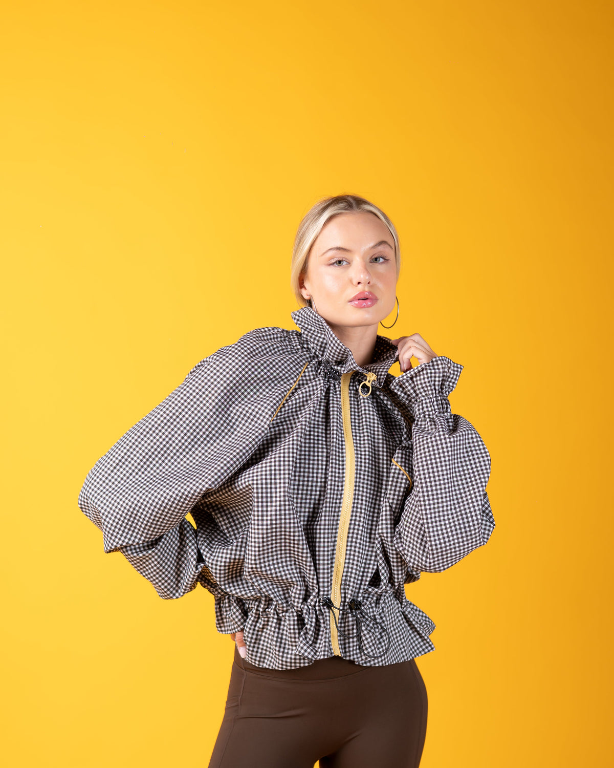 The Checkmate Gingham Jacket -