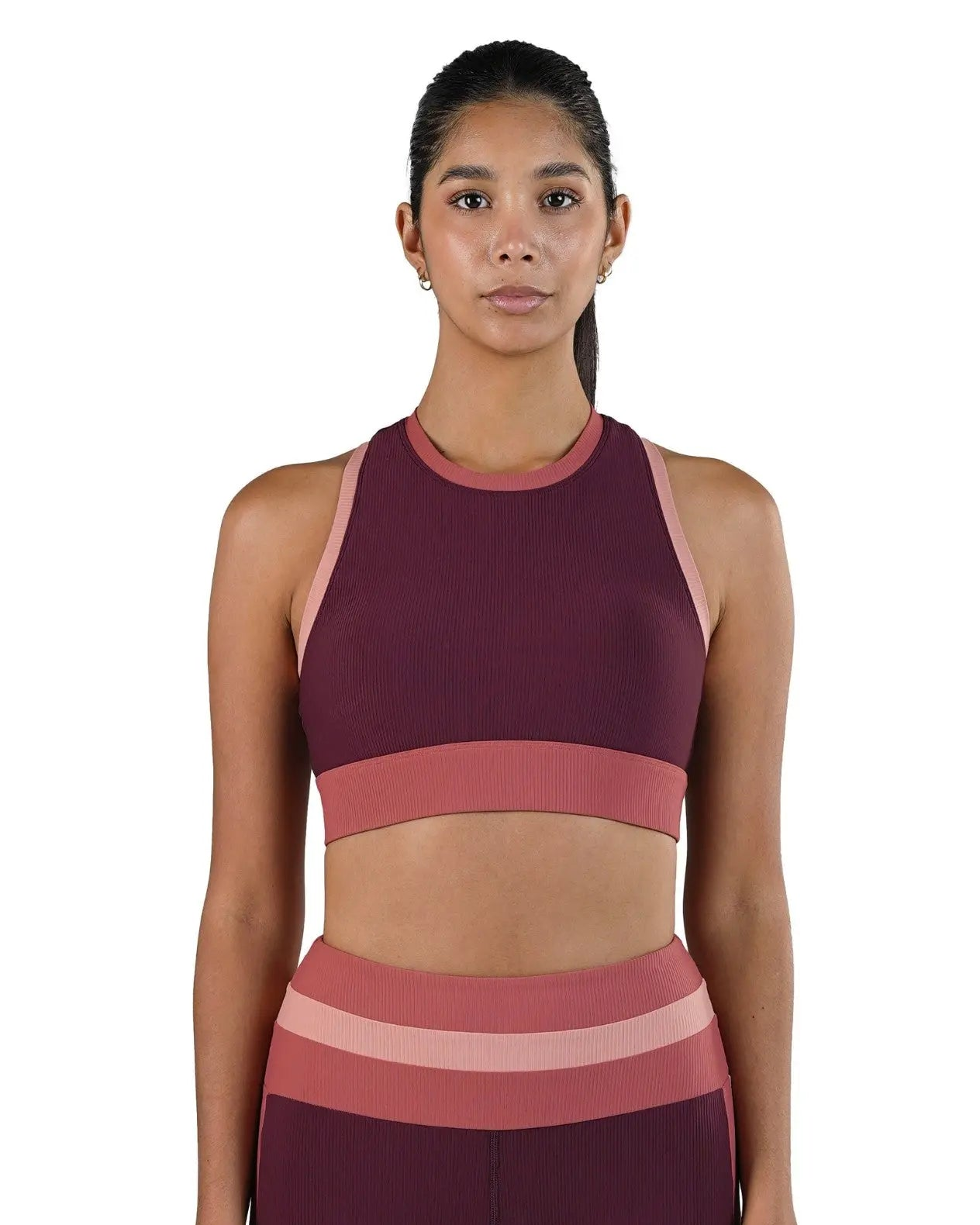 Sculpt High Neck Bra - Terra / L/XL
