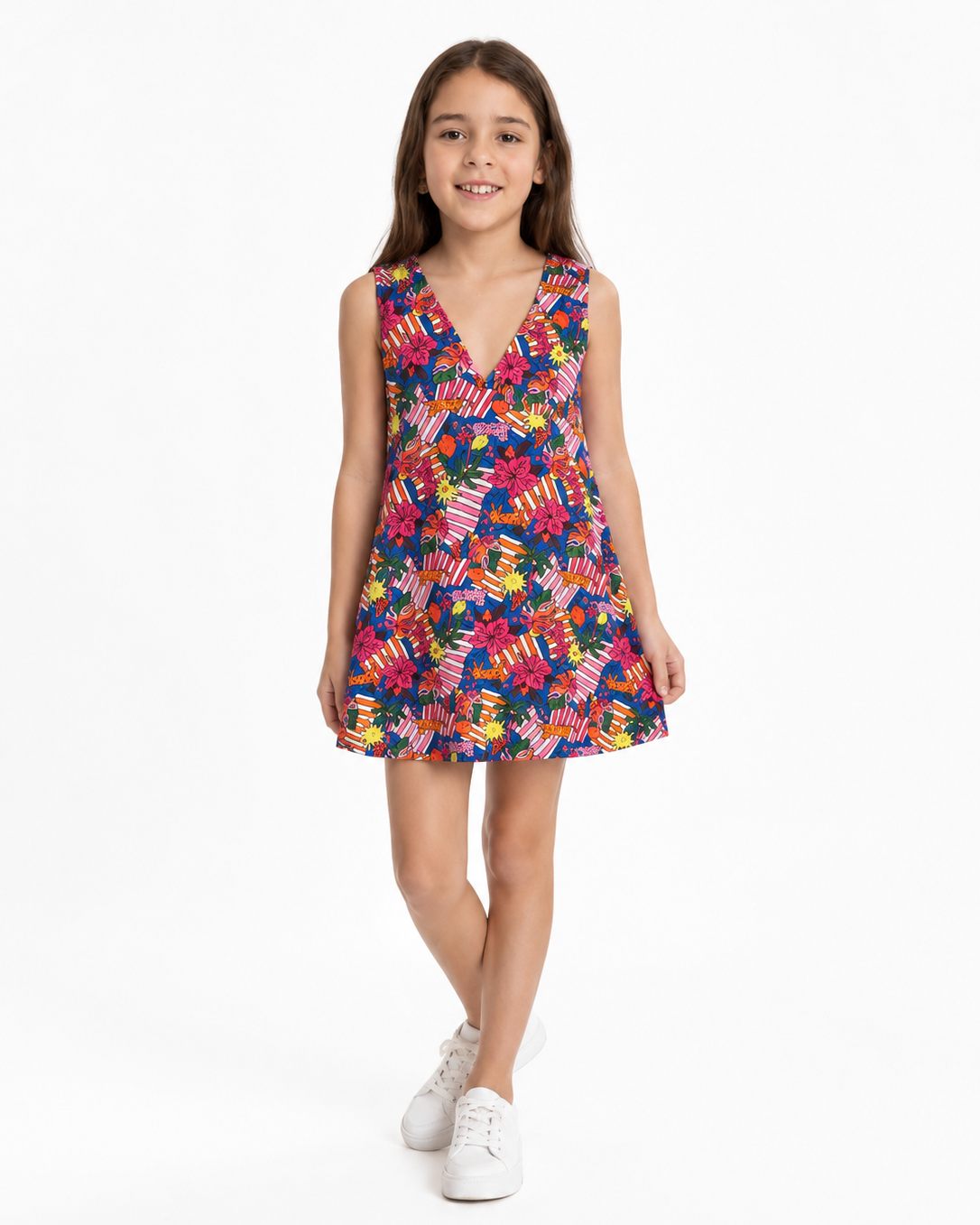 EOS Kids Sleeveless Oversized Mini Dress -