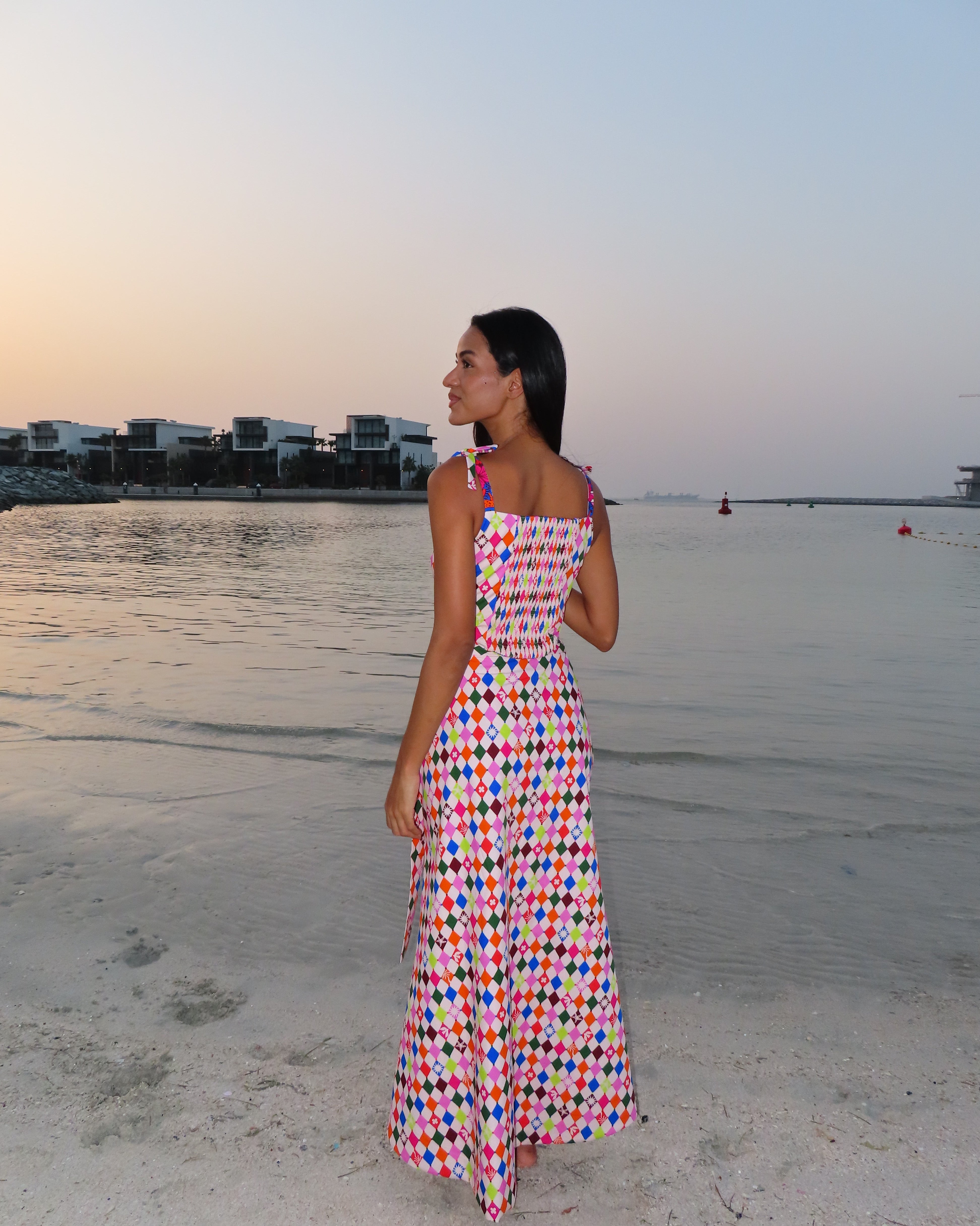 EOS Reversible Wrap Skirt – Summer Jungle & Soft Diamond -