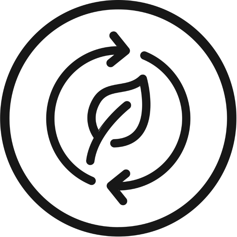 sustainability black icon