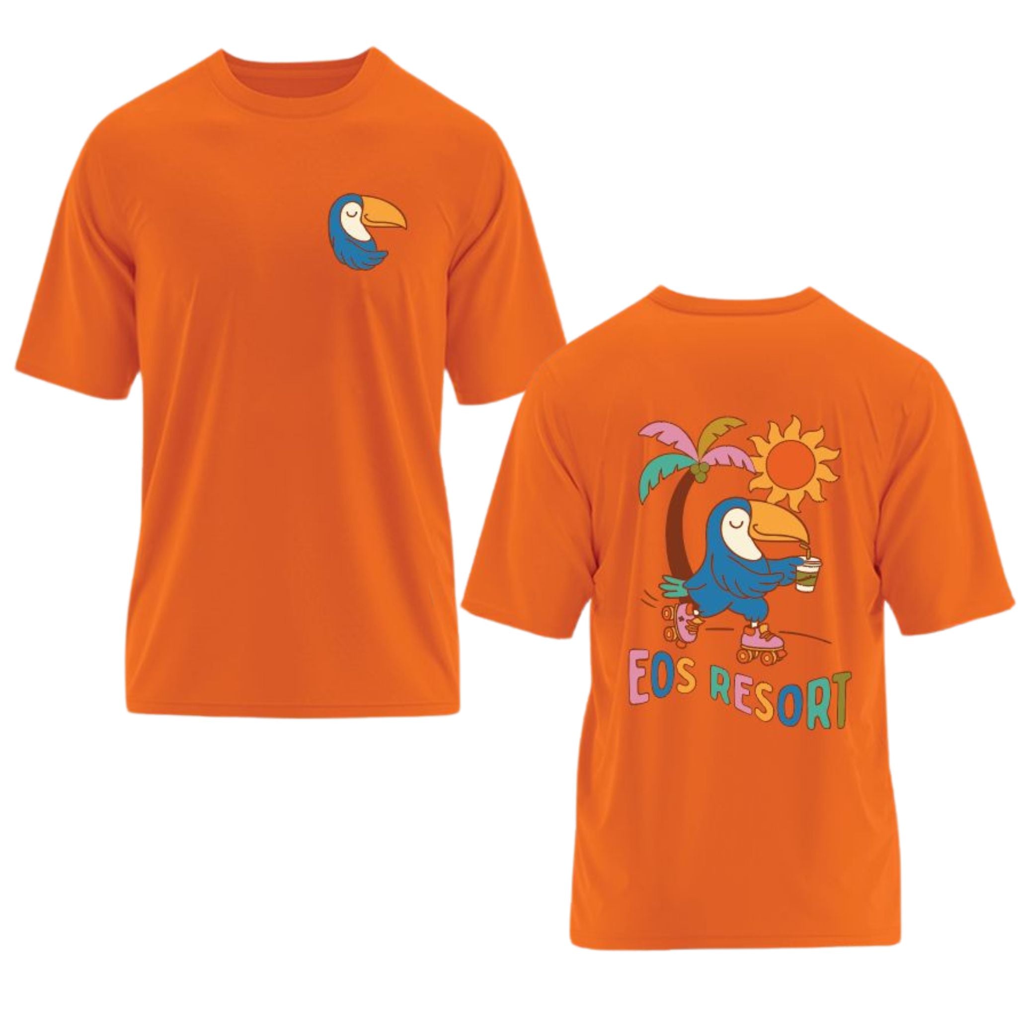 Orange Oversized Tee - 