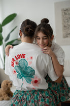 EOS X Remy Bloom Oversized White Cotton Adults T-shirt - 