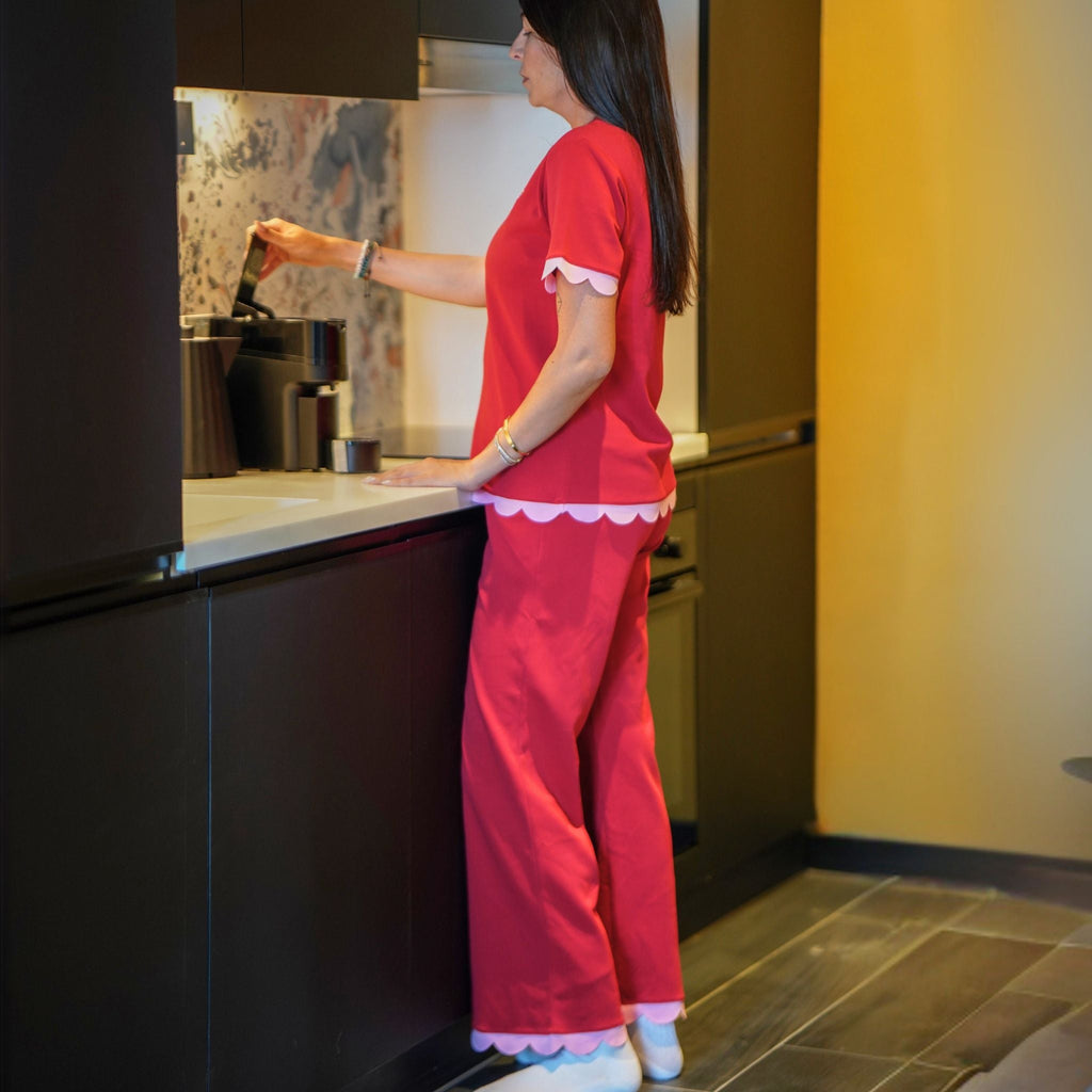 Scallop Rim Pants