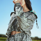 Bloom Reversible Cropped Hoodie Jacket - 