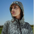 Bloom Reversible Cropped Hoodie Jacket - 