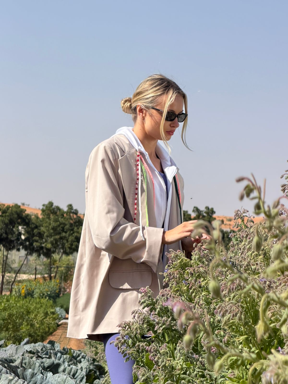 Oversized Jersey Blazer - 