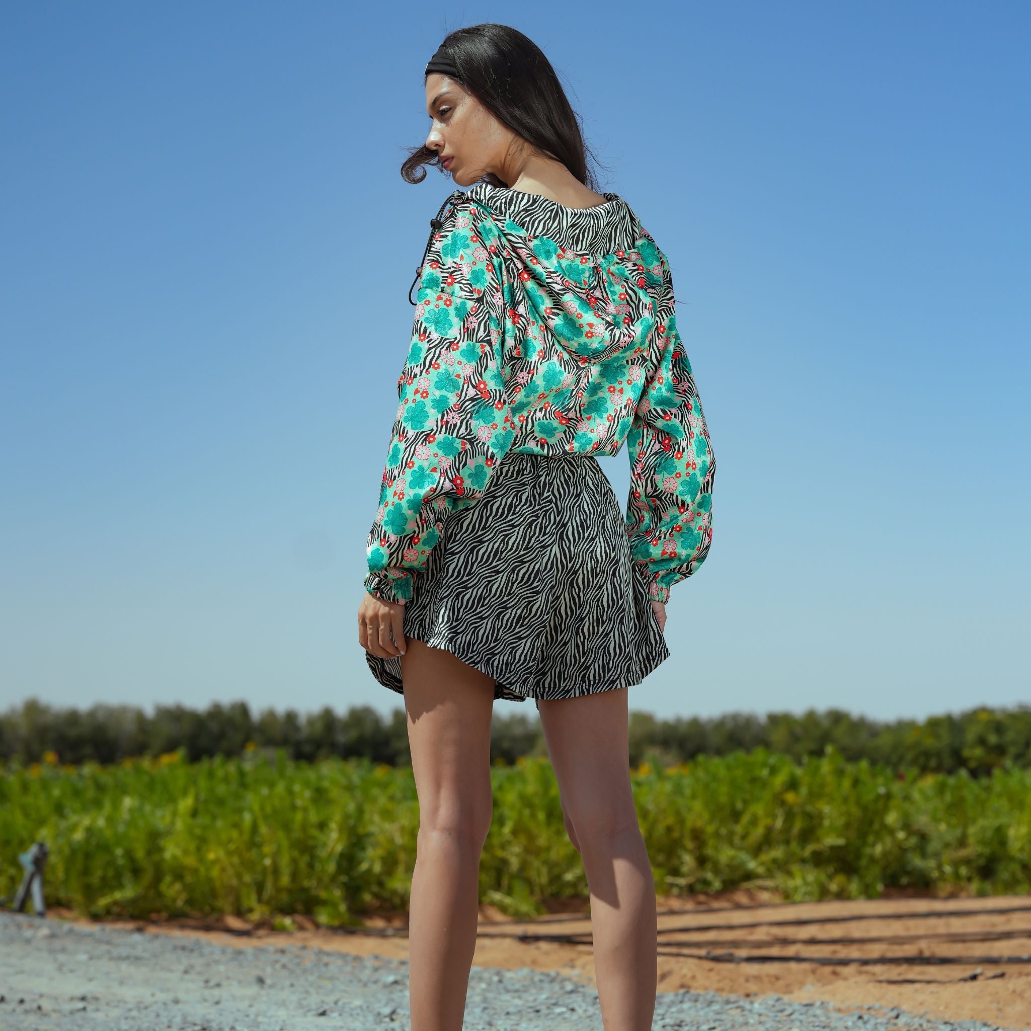 Zebra Running Shorts - 