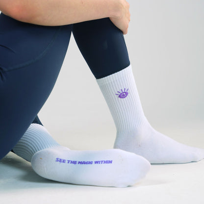 Eyes Crew Socks