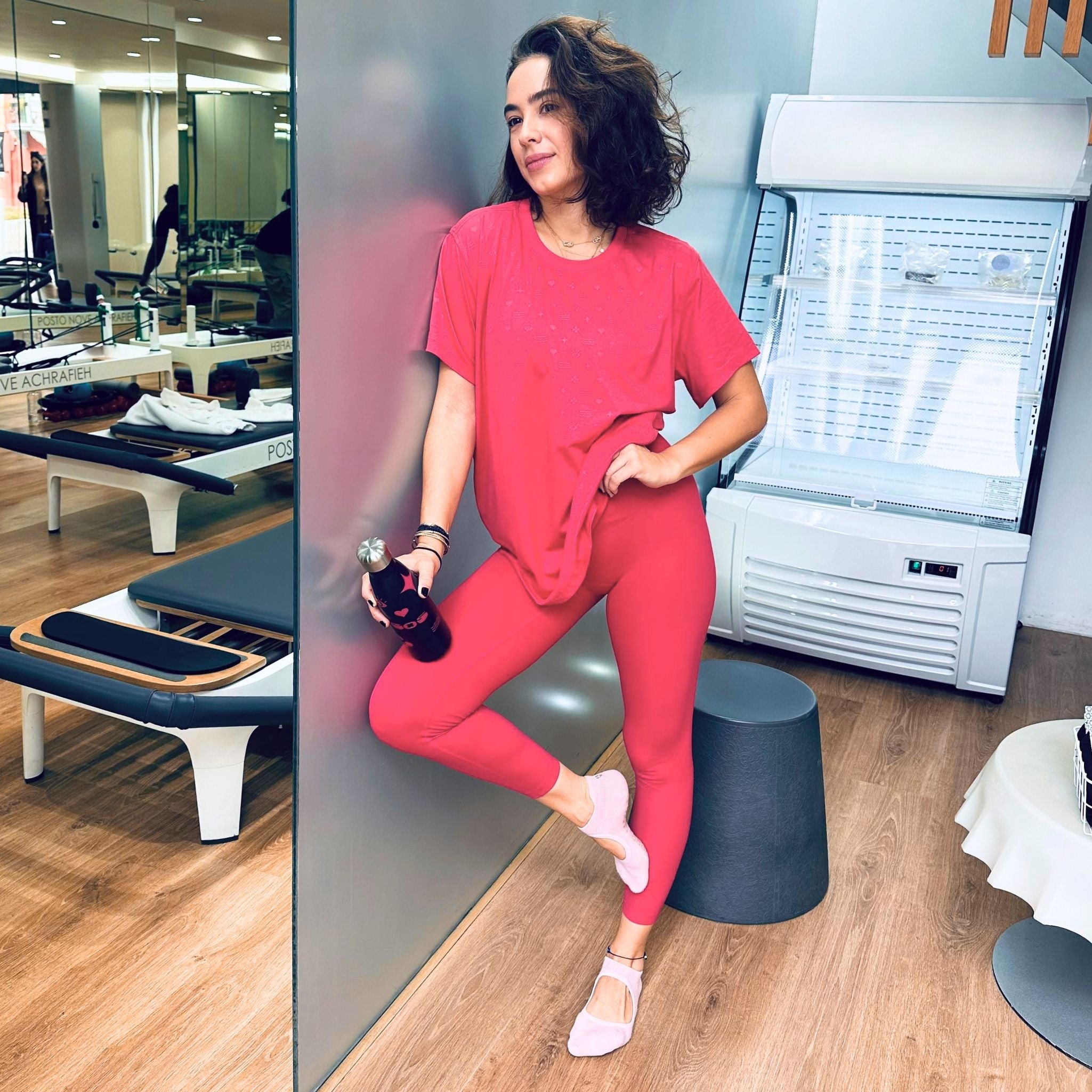 Embossed Oversized Tee - 