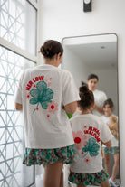 EOS X Remy Bloom Oversized White Cotton Adults T-shirt - 