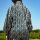 Long Oversized Zebra Jacket - 