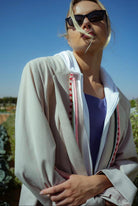 Oversized Jersey Blazer - 