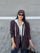 Oversized Jersey Blazer - 