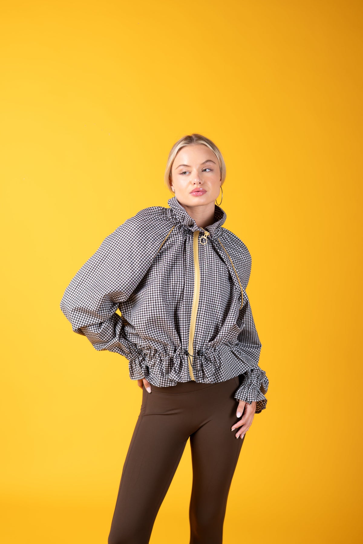 The Checkmate Gingham Jacket - 