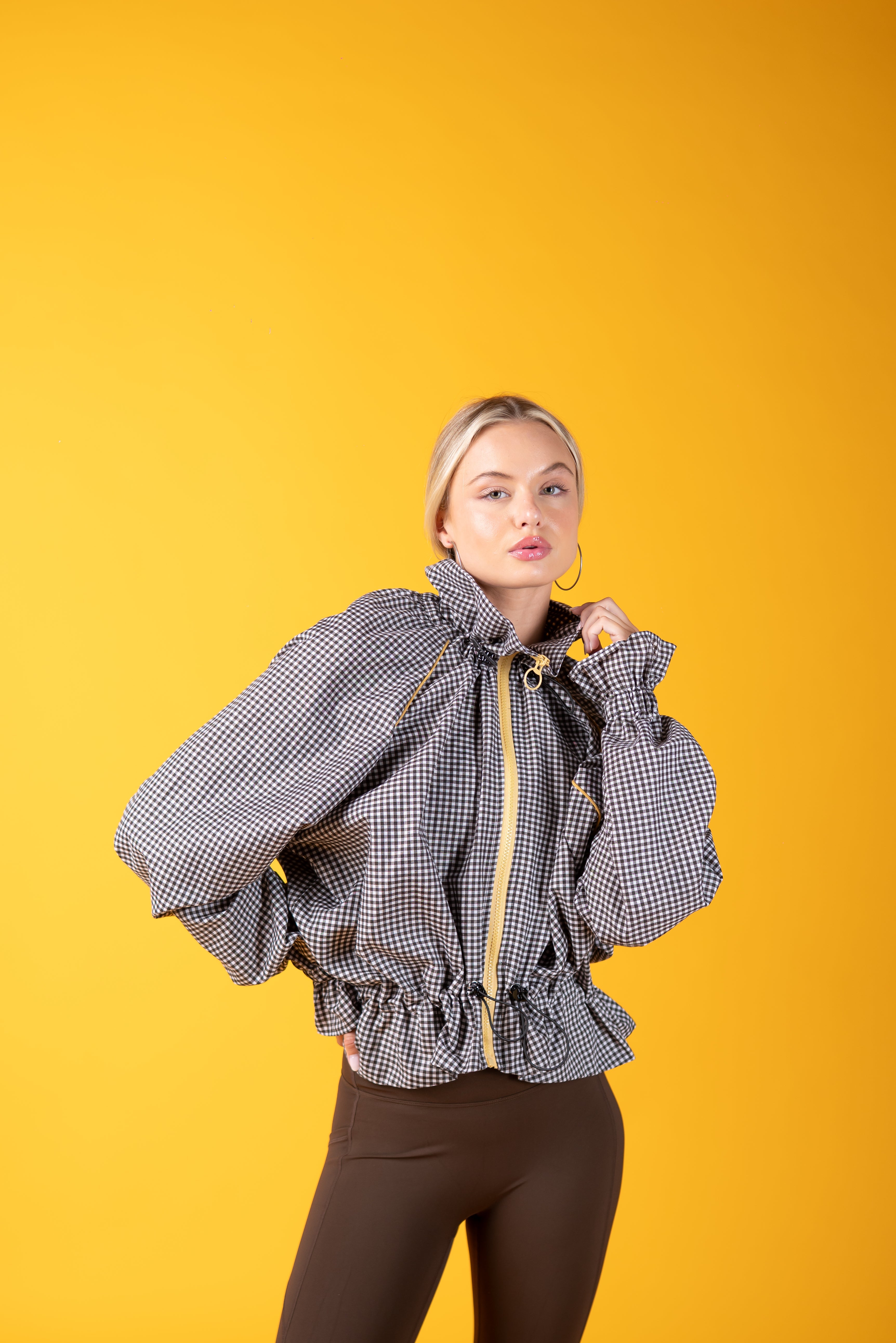 The Checkmate Gingham Jacket - 