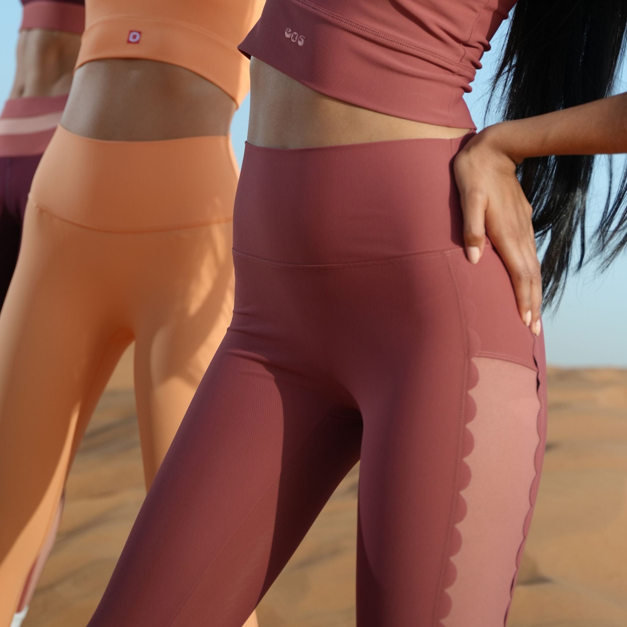 Timeless Curves Leggings - Blush / XXL