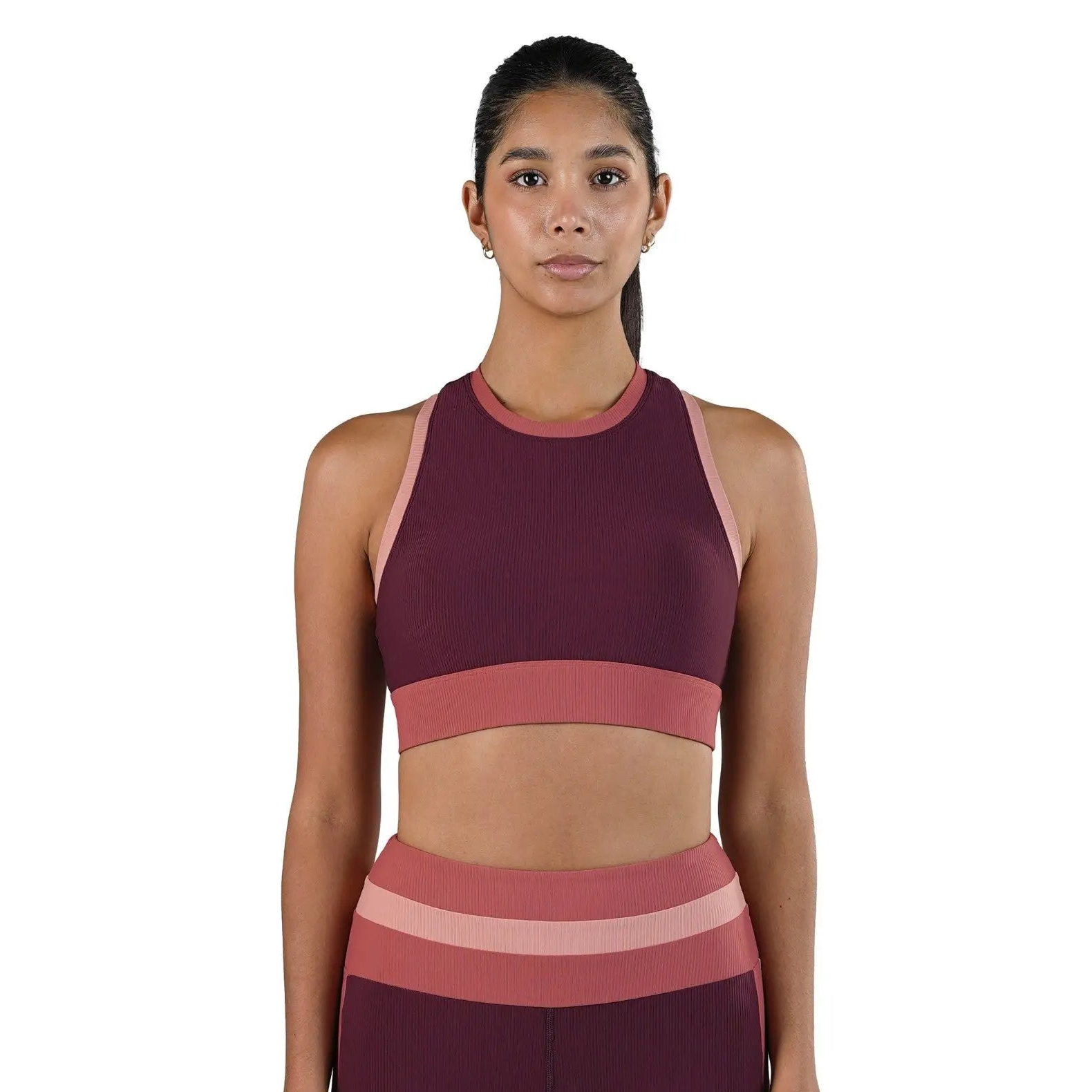 Sculpt High Neck Bra - Terra / L/XL