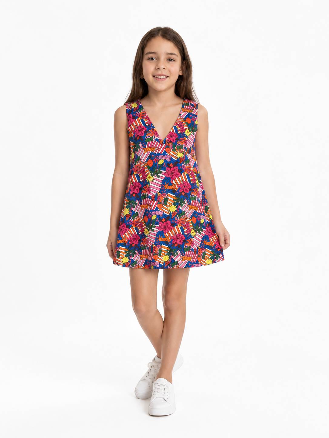 EOS Kids Sleeveless Oversized Mini Dress - 