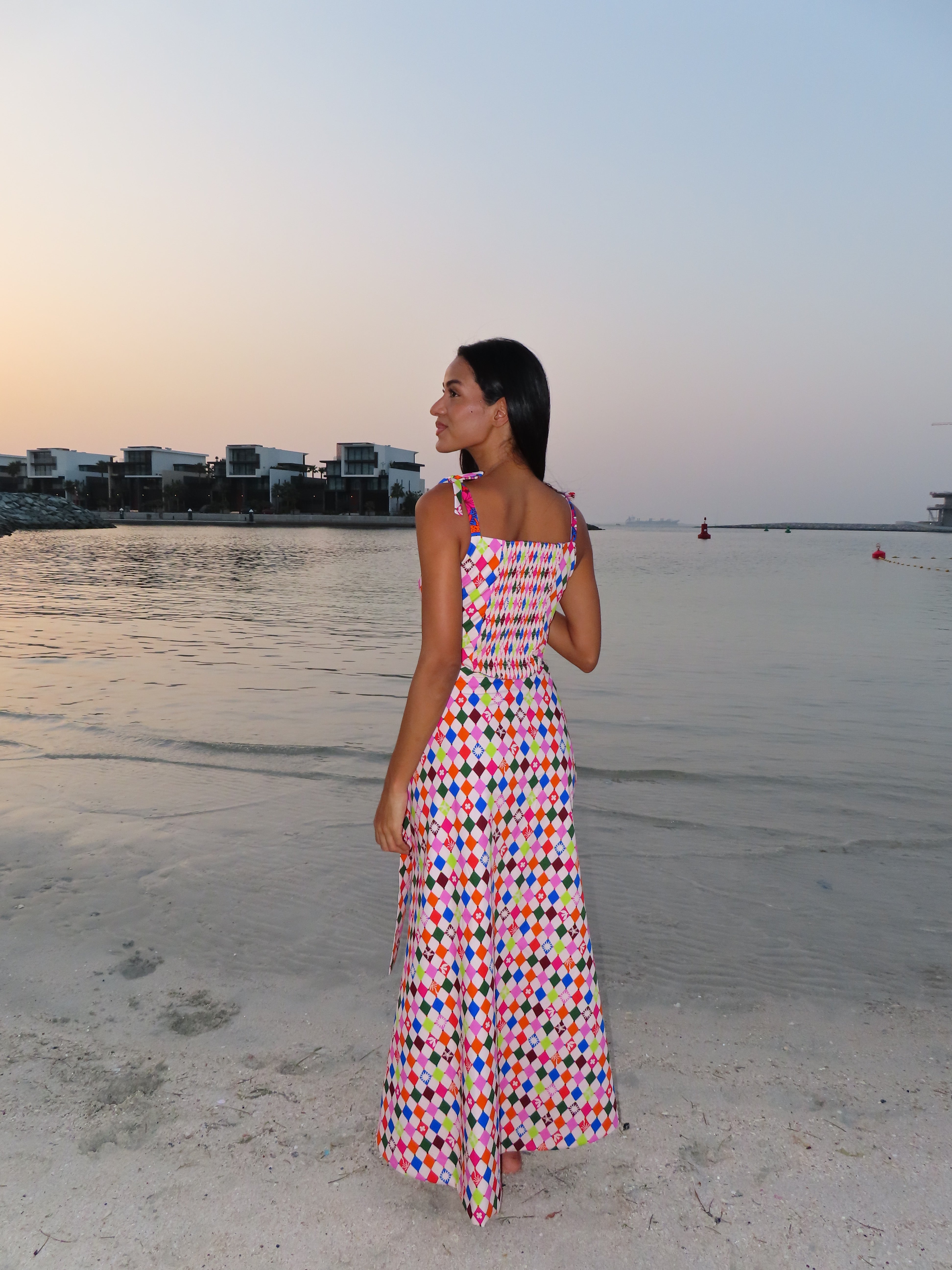 EOS Reversible Wrap Skirt – Summer Jungle & Soft Diamond - 